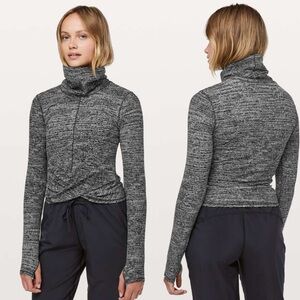 LULULEMON Melodic Movement Cropped Turtleneck Long Sleeve Top \\ 6